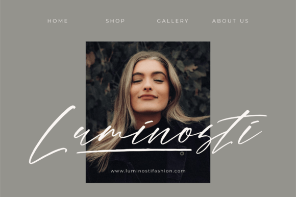 Blushelom Portnight Font - Preview 3
