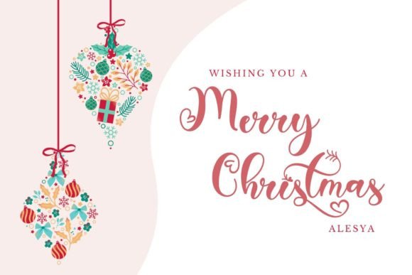Christmas Shadow Font - Preview 1