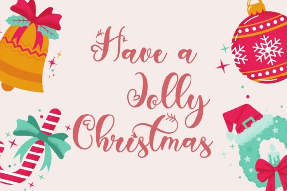 Christmas Shadow Font - Preview 3