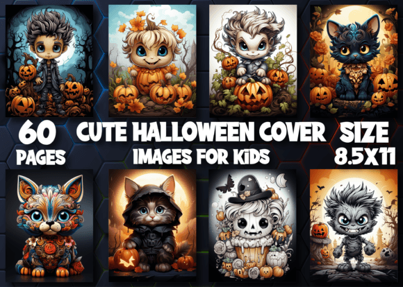 Cute Halloween Cover Images for Kids