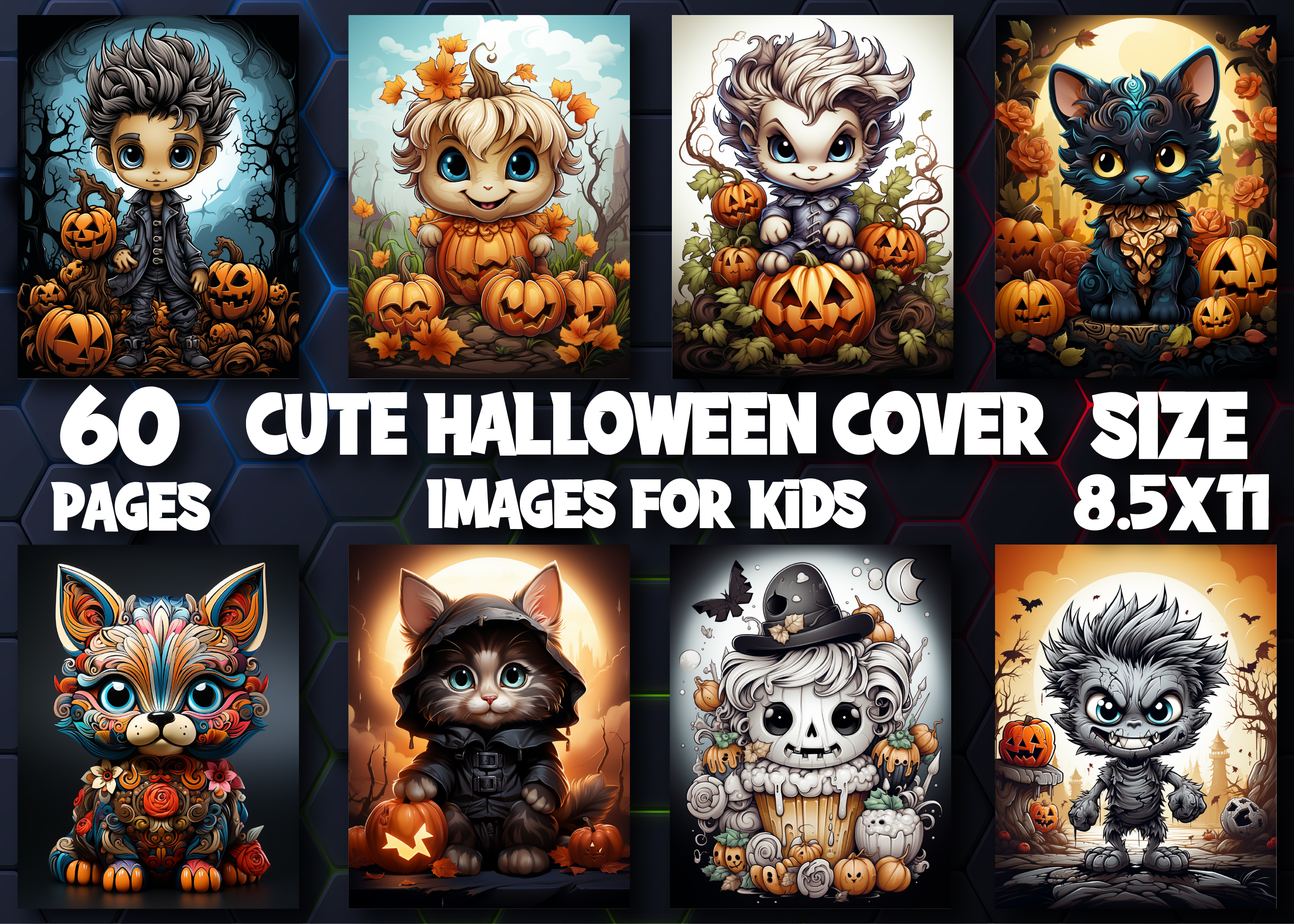 Cute Halloween Cover Images for Kids