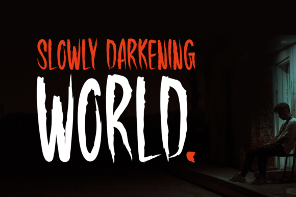 Darkening Font - Preview 3