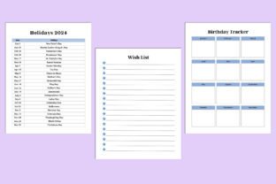Editable Planner & Agenda 2024 for Canva Graphic by Shumaya · Creative ...