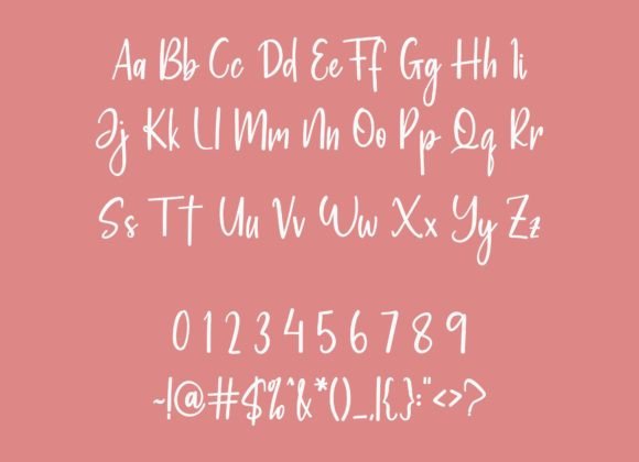 Fashion Handmade Font - Preview 3