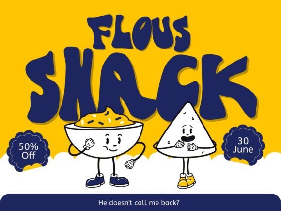 Flous Font - Preview 2