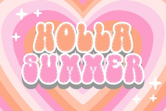 Groovy Stitch Font - Preview 1