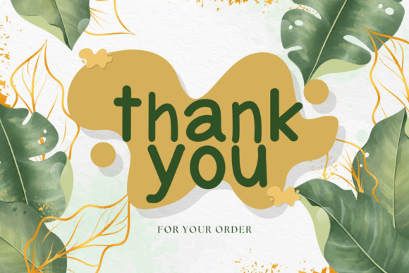 Love Autumn Font PNG with transparent background - Preview 4
