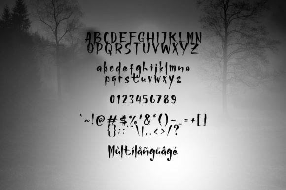 Midnight Stories Font PNG with transparent background - Preview 5