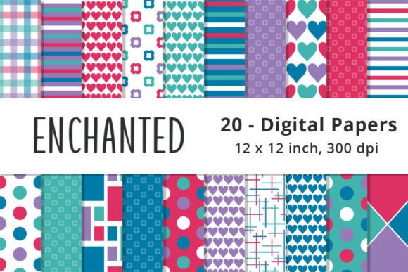 Pink Digital Paper Pattern Backgrounds Graphic by Lemon Paper Lab ...