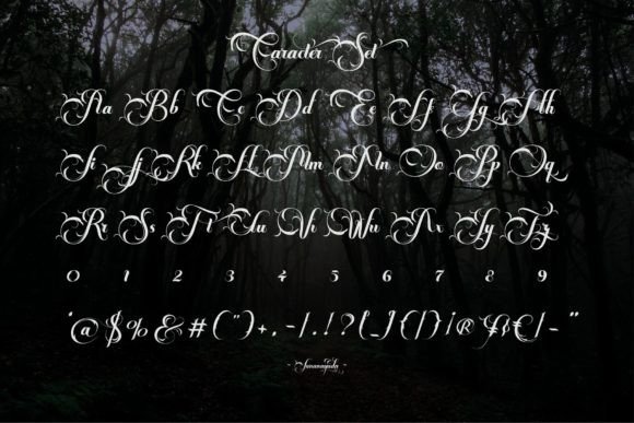 Senjamahesa Font PNG with transparent background - Preview 1