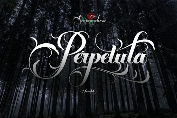 Senjamahesa Font PNG with transparent background - Preview 3