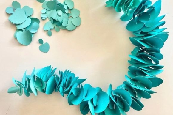 Wisteria Paper Flower  Creative Fabrica