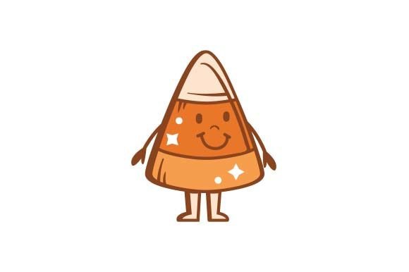 Cute Orange Candy Corn