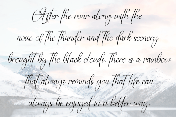 Ainsley Signature Font PNG with transparent background - Preview 5