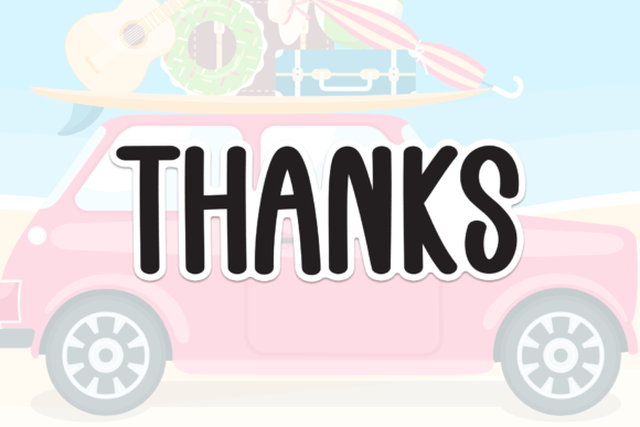 Barbie Car Font - Preview 6