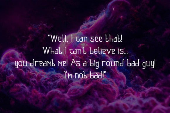 Briella Cosmic Font - Preview 1