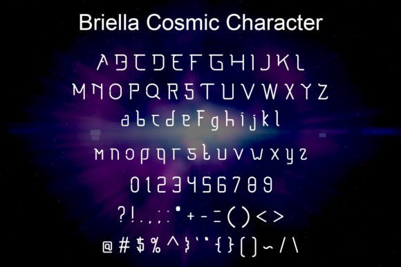 Briella Cosmic Font - Preview 5