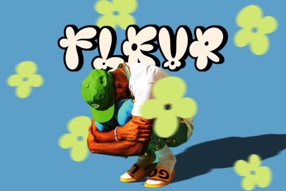 Burst Flower Font - Preview 6