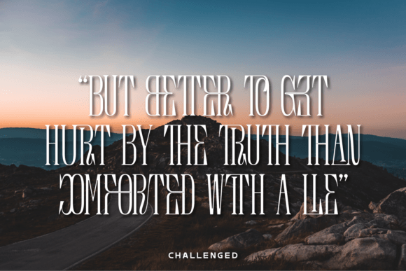Challenged Traditional Font - Preview 1