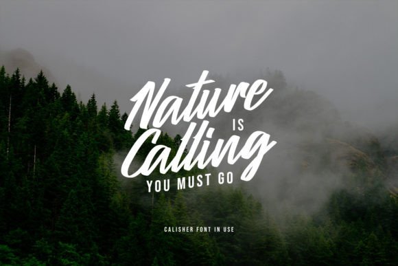 Calisher Font - Preview 2