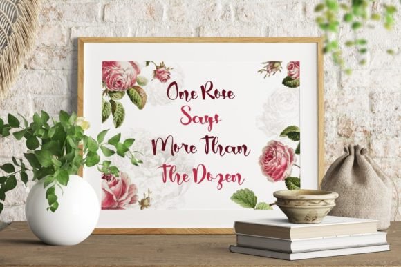 Curly Rose Font - Preview 4