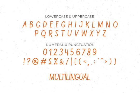 Lemau Font PNG with transparent background - Preview 3
