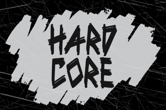 Metal Brush Font PNG with transparent background - Preview 3