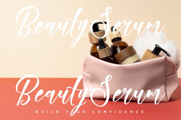 Peach Cherry Font PNG with transparent background - Preview 2
