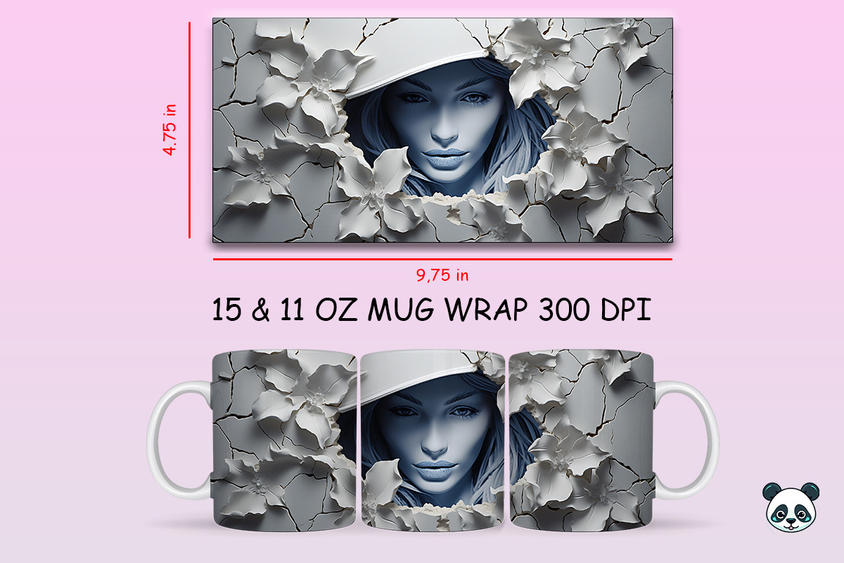 3D Witch Mug Wrap Png Graphic by Pandastic · Creative Fabrica