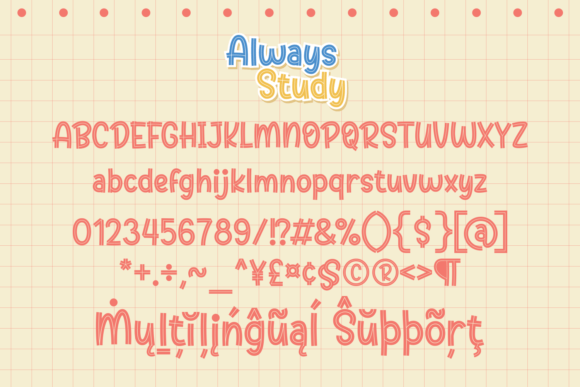 Always Study Font - Preview 4