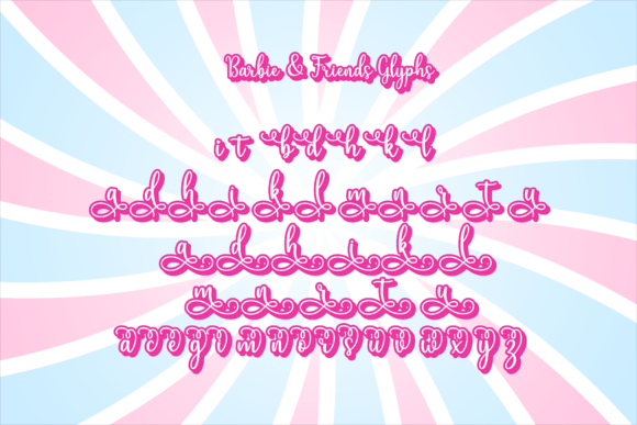 Barbie and Friends Font - Preview 5