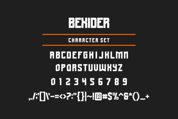 Bexider Font - Preview 3