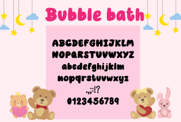 Bubble Bath Font - Preview 5