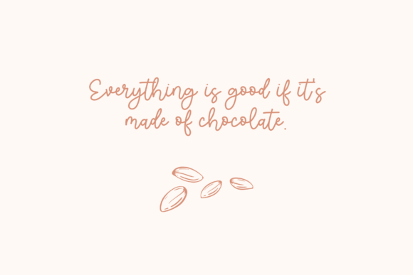 Chocolate Font - Preview 1