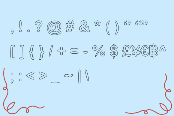 Cycle Transparent Font - Preview 2