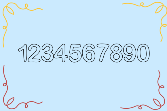 Cycle Transparent Font - Preview 3
