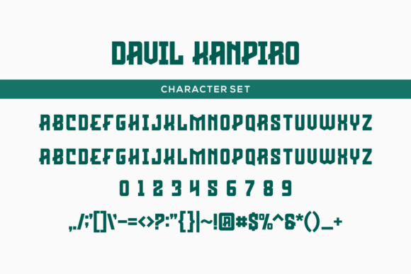 Davil Kanpiro Font - Preview 2