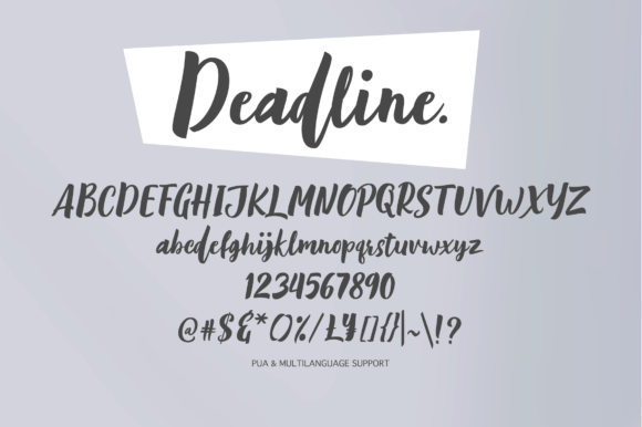 Deadline Font - Preview 4