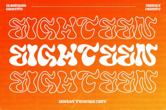 Eighteen Font - Preview 3