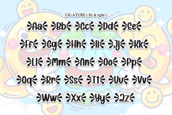 Funny Days Font PNG with transparent background - Preview 6