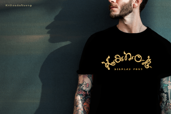 Kanok Font PNG with transparent background - Preview 3