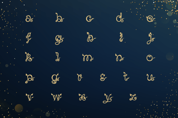 Kanok Font PNG with transparent background - Preview 6