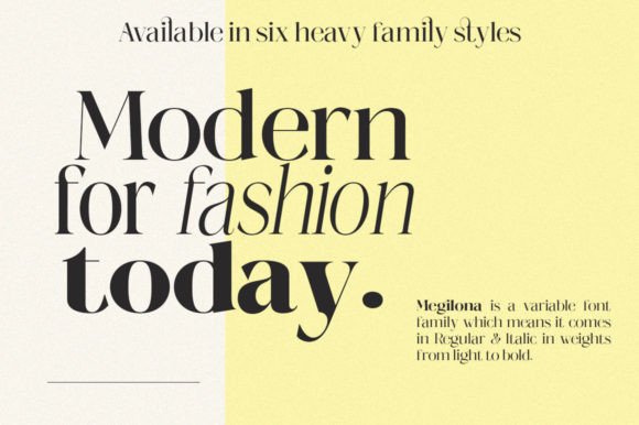Megilona Font PNG with transparent background - Preview 1