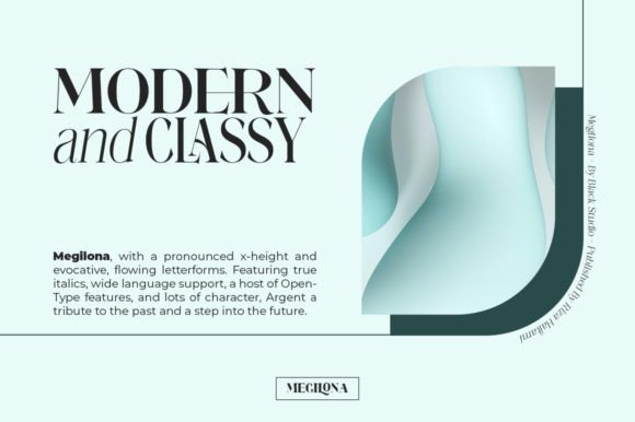 Megilona Font PNG with transparent background - Preview 3