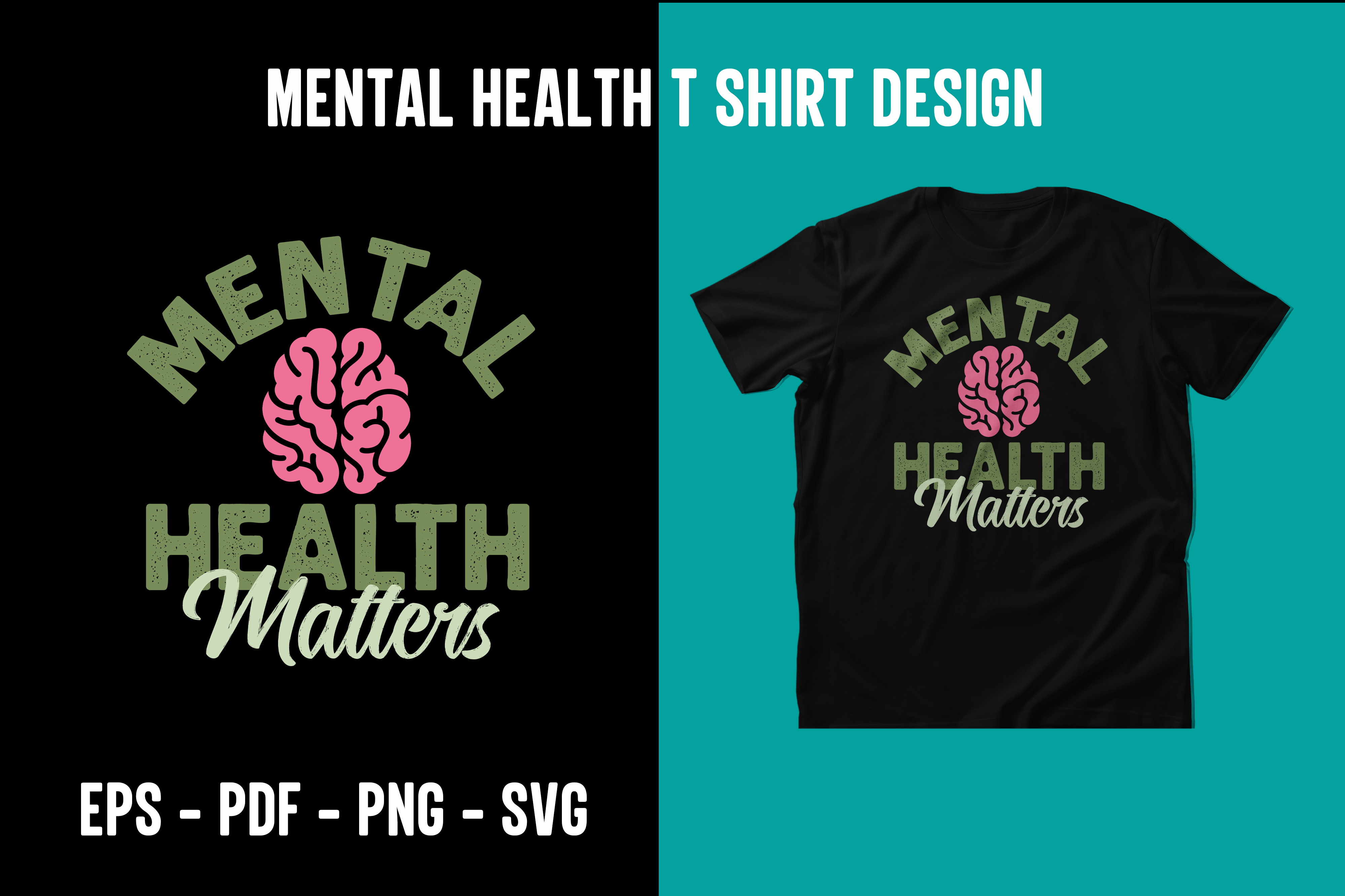 Mental Health T Shirt Design Graphic by Creative Design Store ...