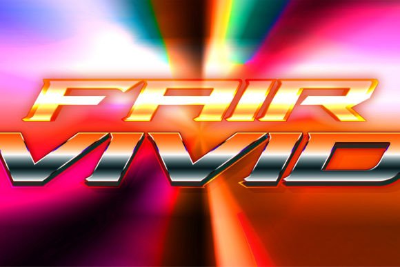 Old School 80s Fair Vivid Retro Futurist