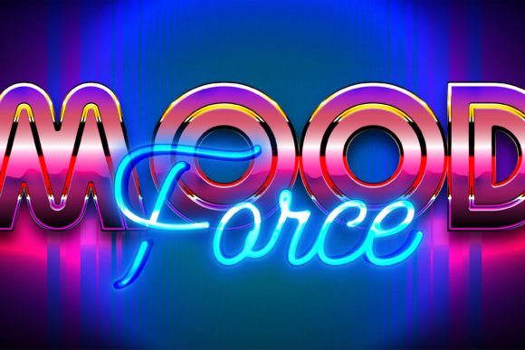 Old School 80s Mood Force Retro Futurist