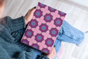 Pink and Blue Printable Digital Paper Graphic by StefaniaGil · Creative ...