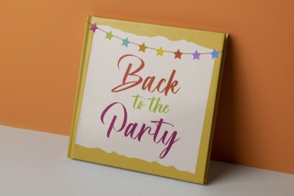 Prepare Party Font PNG with transparent background - Preview 2
