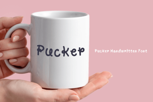 Pucker Font PNG with transparent background - Preview 4